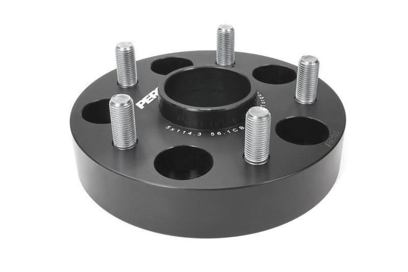 Perrin Performance PSP-WHL-030BK PERRIN Subaru 30mm Wheel Spacers 5x114.3 BP w/56mm Hub - Black