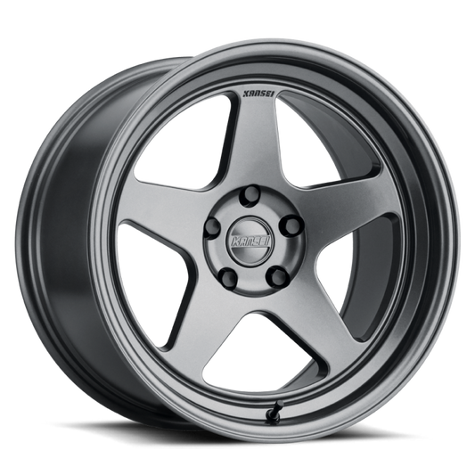 Kansei K12G-179012+22 K12G Knp 17x9in / 5x114.3 BP / 22mm Offset / 73.1mm Bore - Gunmetal Wheel