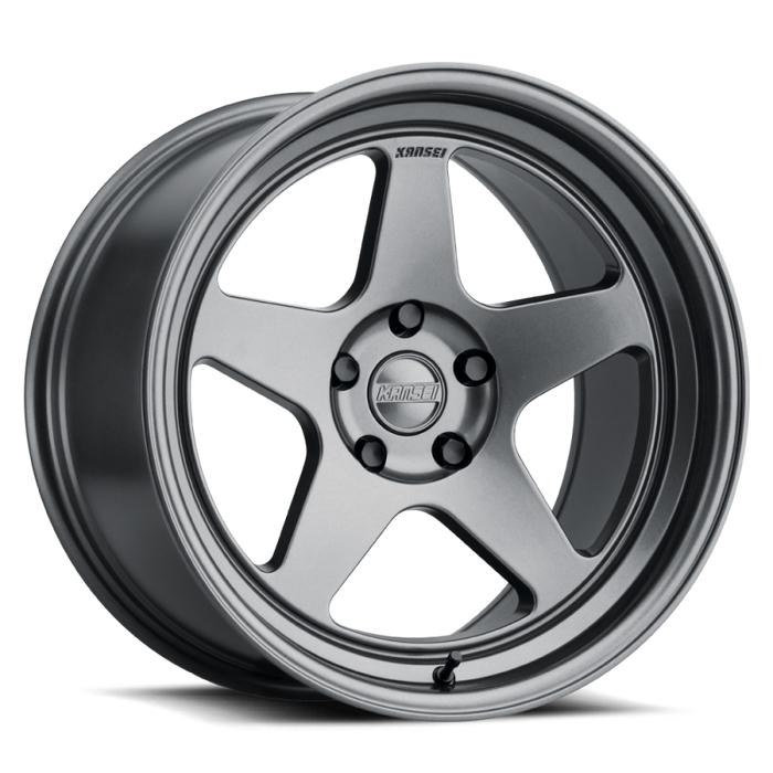 Kansei K12G-179012+22 K12G Knp 17x9in / 5x114.3 BP / 22mm Offset / 73.1mm Bore - Gunmetal Wheel