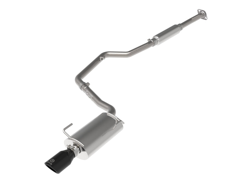 aFe 49-36052-B POWER Takeda 12-16 Subaru Impreza 2.0L 2.5in 304SS CB Exhaust w/ Black Tips