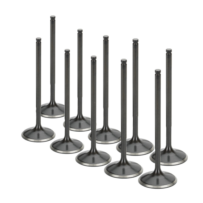 Supertech VWIVN-1034-10 VW 2.0L 16V 32x6.95x95.5mm Dish Black Nitrided Intake Valve - Set of 10