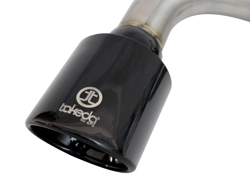 aFe 49-36025-B Takeda 11-16 Scion TC 2.5L 2 1/4-2 1/2in Stainless Steel Axle-Back Exhaust w/Black Tip