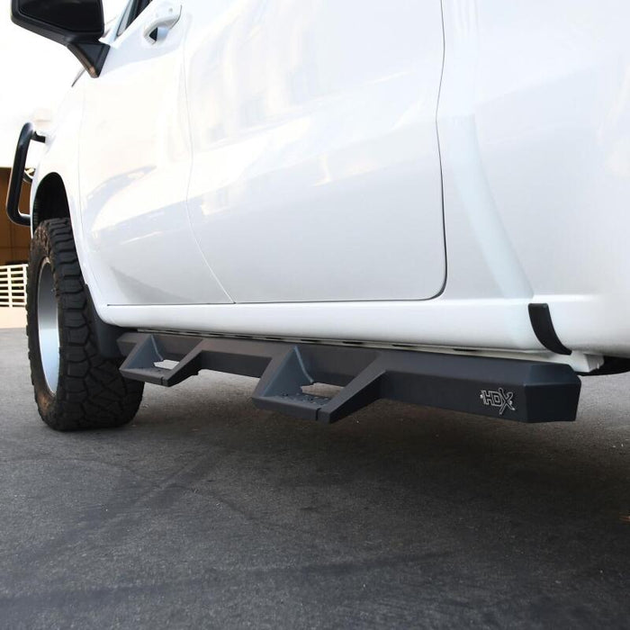 Westin 56-14135 2019 Chevrolet Silverado / GMC Sierra 1500 Crew Cab Drop Nerf Step Bars - Textured Black