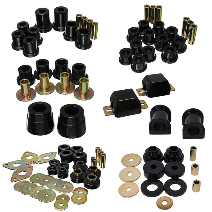 Energy Suspension 8.18119G 05-15 Toyota Tacoma 4WD Hyper-Flex Master Bushing Set - Black