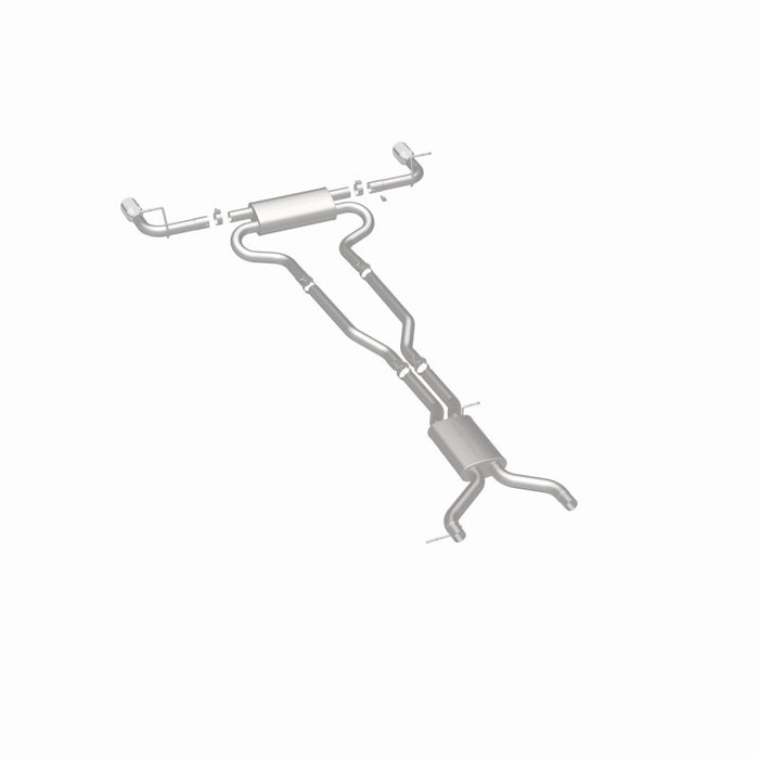 Magnaflow 15085 MagnaFlow 07 Audi Q7 V8 4.2L Dual Split Rear Exit Stainless Cat-Back Perf Exhaust