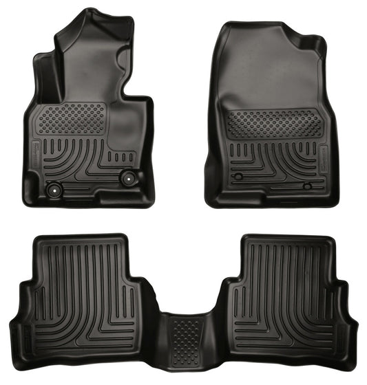Husky Liners 99731 2013 Mazda CX-5 WeatherBeater Combo Black Floor Liners