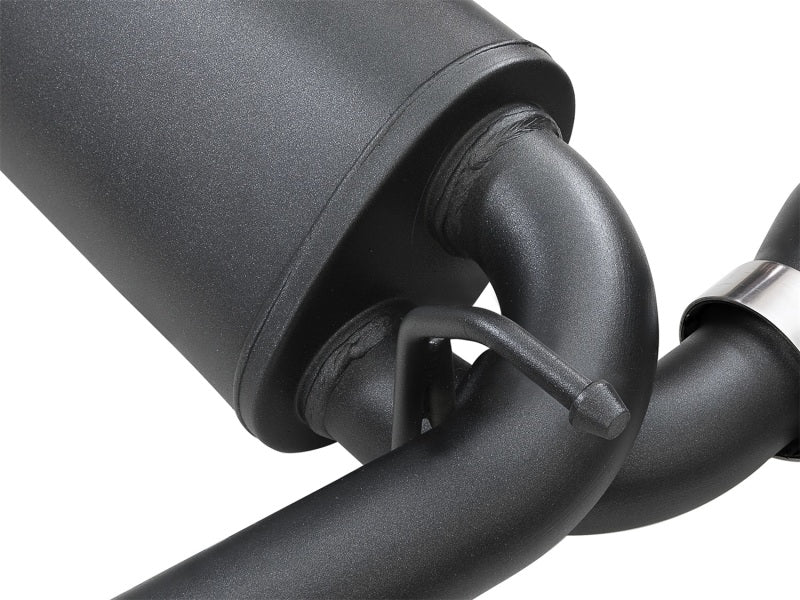 aFe 49-48067-B Rebel Series 2.5in 409 SS Axle-Back Exhaust w/ Black Tips 2018+ Jeep Wrangler (JL) V6 3.6L