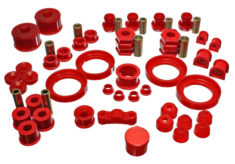 Energy Suspension 16.18109R 99-00 Honda Civic Si Red Hyper-Flex Master Bushing Set