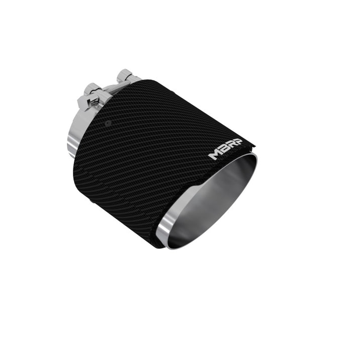 MBRP T5184CF Universal Carbon Fiber Tip, 3in. ID./5in. OD./ 6.13in L. Angle Cut Dual Wall