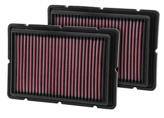 K&N Engineering 33-2494 K&N Replacement Air Filter 05-09 Ferrari F360 11.125in O/S Length x 7.625 O/S Width x 1.313in H