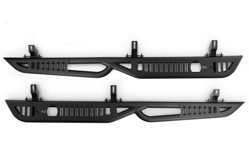 DV8 Offroad SRJK-08 07-18 Jeep Wrangler JK (4 Door Only) OE Plus Side Steps