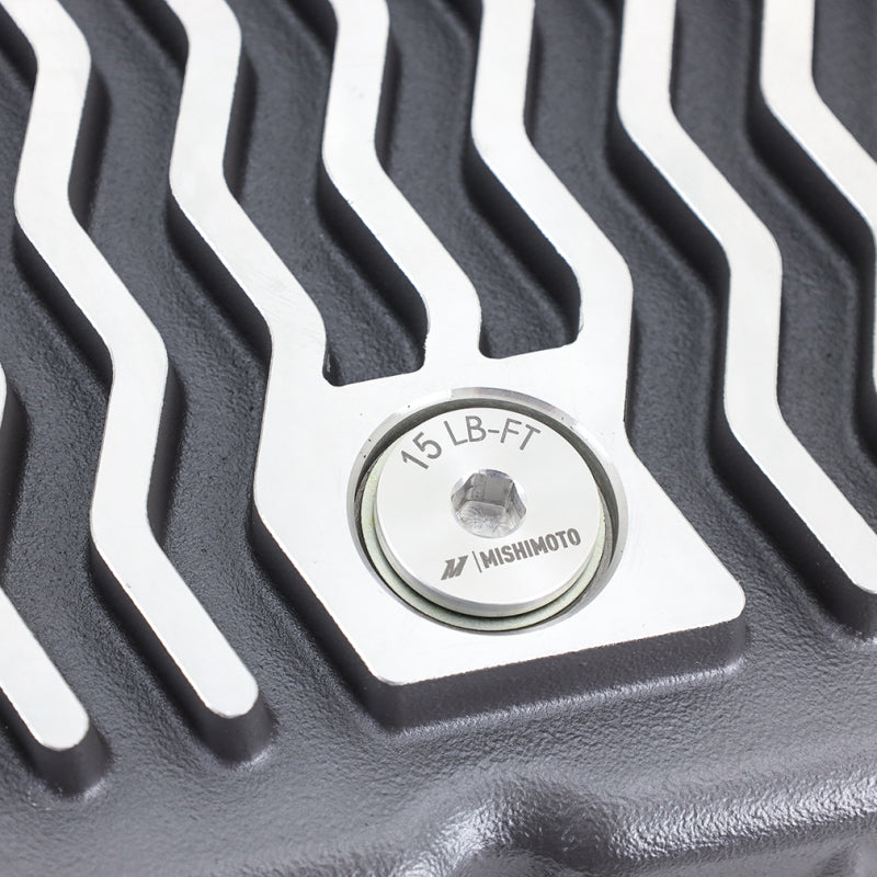 Mishimoto MMTP-F2D-89 89-10 Powerstroke E4OD 4R100 5R110 Trans Pan Cast GR