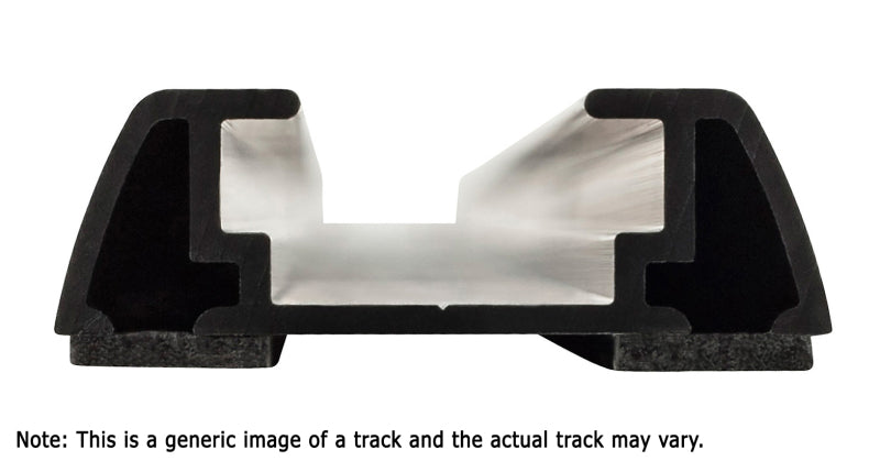Rhino-Rack RTV148 RTV Tracks w/Hardware & End Caps - 58.3in - Pair
