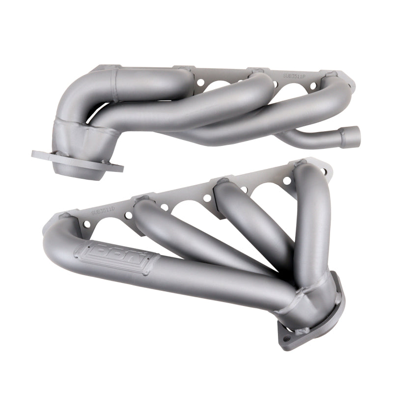 BBK 3511 87-95 Ford F150 Truck 5.8 351 Shorty Unequal Length Exhaust Headers - 1-5/8 Titanium Ceramic