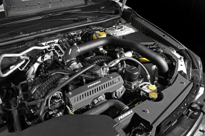 Perrin Performance PSP-ITR-441SL/BK PERRIN 22-25 Subaru WRX Front Mount Intercooler Kit (Black Tubes & Silver Core)