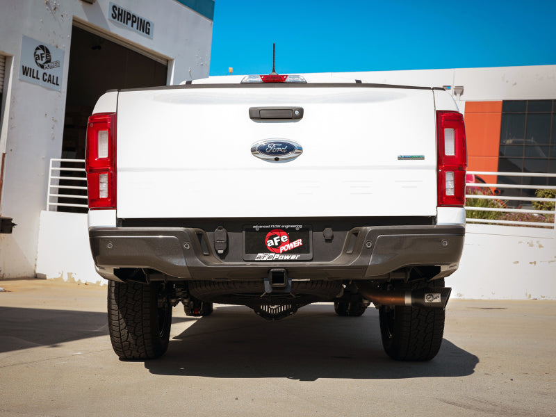 aFe 49-43114-B Apollo GT Series 3in 409 SS Axle-Back Exhaust 2019 Ford Ranger 2.3L w/ Black Tips