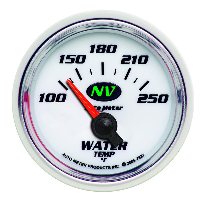 AutoMeter 7337 Gauge Water Temp 2-1/16in. 100-250 Deg. F Electric NV