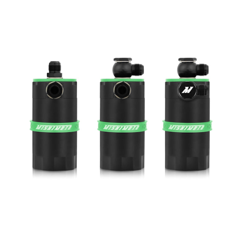 Mishimoto MMBCC-UNI-GN Universal Baffled Oil Catch Can - Green
