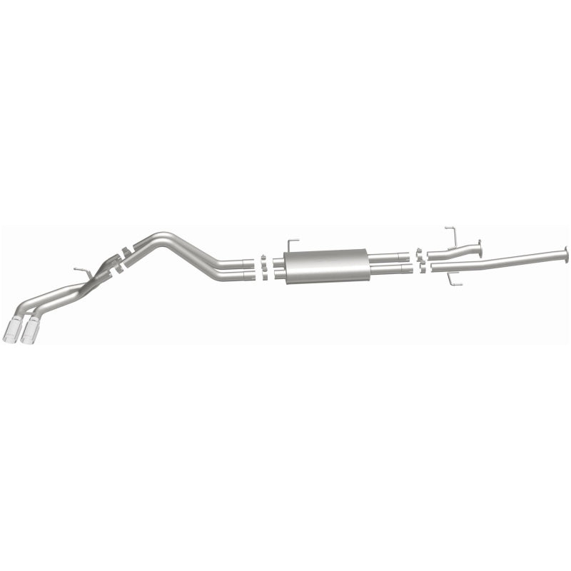 Magnaflow 15306 MagnaFlow 14 Toyota Tundra V8 4.6L/5.7L Stainless C/b Exhaust Dual same side pass. rear tire