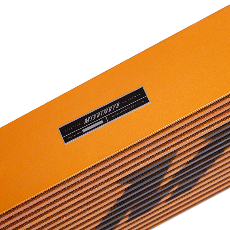Mishimoto MMINT-UR Universal Silver R Line Intercooler Overall Size: 31x12x4 Core Size: 24x12x4 Inlet / Outle