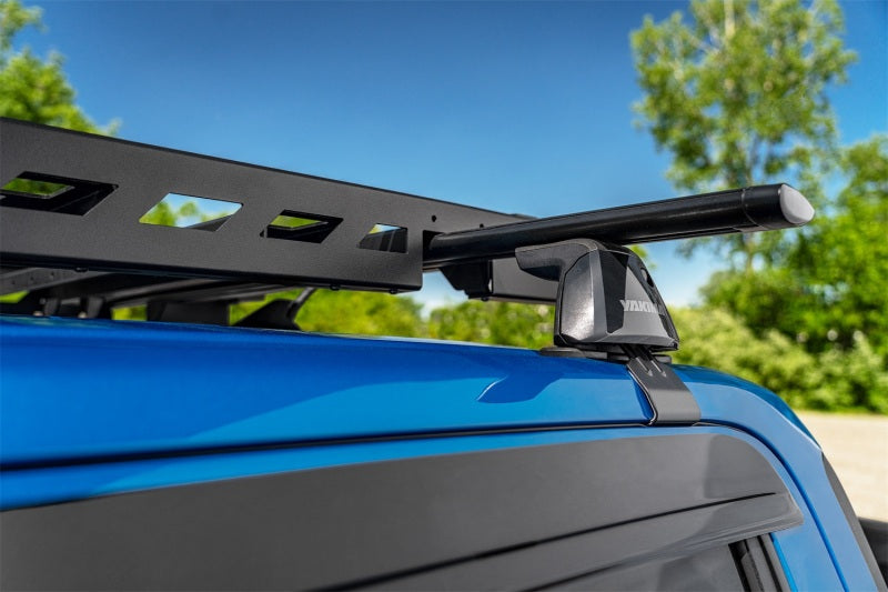 N-Fab U34253400 Universal Roof Rack (Small 34.25 - 34 Width) - Tex. Black