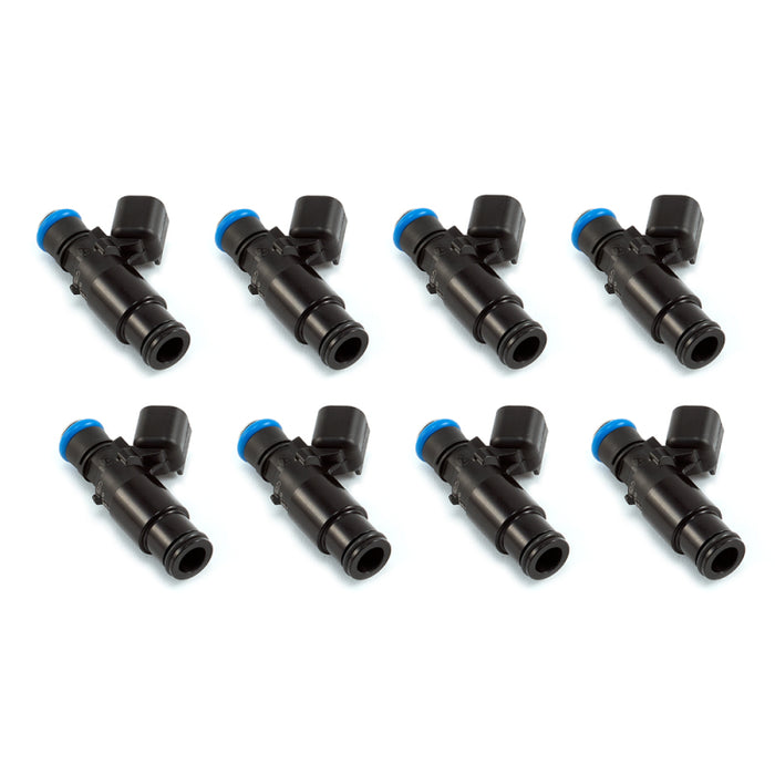 Injector Dynamics 1300.48.14.14B.8 1340cc Injector - 48mm Length - 14mm Top - 14mm Black Bottom Adaptor (Set of 8)