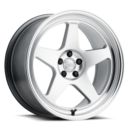 Kansei K12H-188512+35 K12H Knp 18x8.5in / 5x114 BP / 35mm Offset / 73.1mm Bore - Hyper Silver Wheel