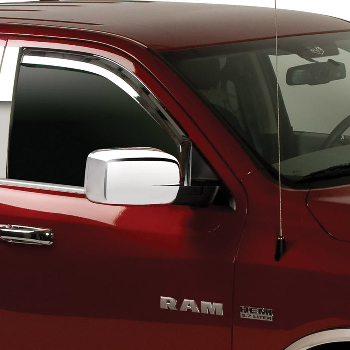 Putco 480138 10-20 RAM 2500/3500 - Set of 2 (Fronts Only) - Excl Reg Cab Element Chrome Window Visors