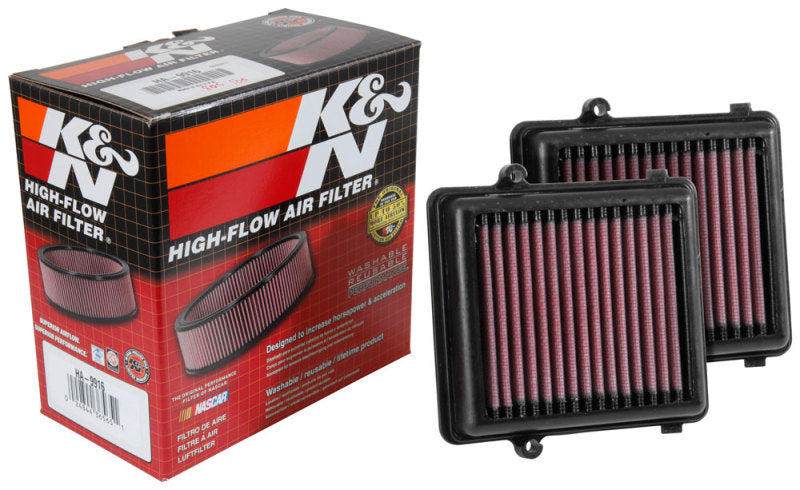 K&N Engineering HA-9916 K&N 16-17 Honda CRF1000L Africa Twin 998 Replacement Drop In Air Filter (2 Per Box)