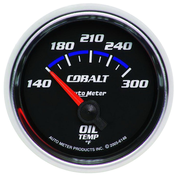AutoMeter 6148 Autometer Cobalt 2 1/6in 140-300 Degree F Oil Temprature Gauge