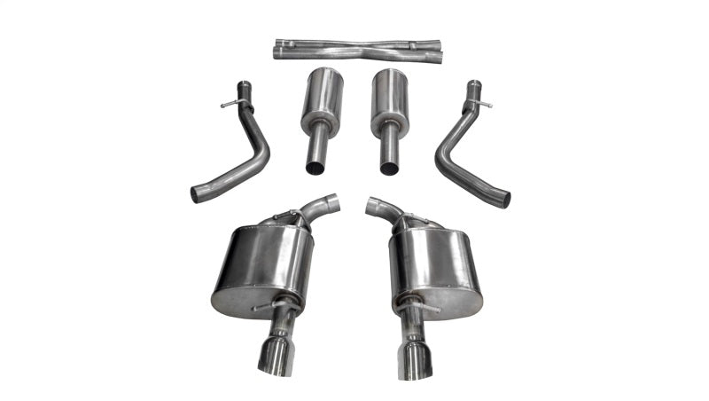 CORSA Performance 21004 Corsa 2017-2020 Dodge Charger 5.7L V8 Xtreme Cat-Back Dual Rear Exit w/4.5in Polished Tips