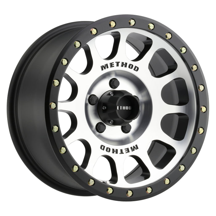 Method Wheels MR30578550300 Method MR305 NV 17x8.5 0mm Offset 5x5 94mm CB Machined/Black Street Loc Wheel