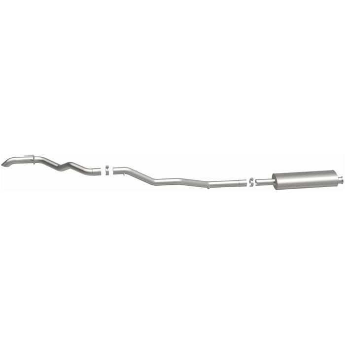 Magnaflow 19486 MagnaFlow 2020 Jeep Gladiator 2.5in Rock Crawler Series Single Rear Exit SS Cat-Back Exhaust w/o Tip