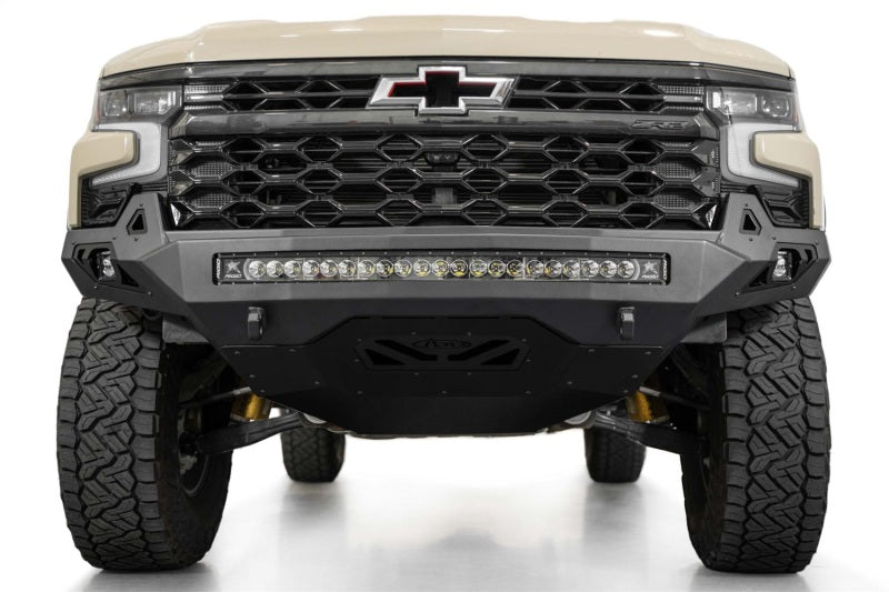 Addictive Desert Designs F120083030103 2022+ Chevy Silverado 1500 ZR2 Stealth Fighter Front Bumper