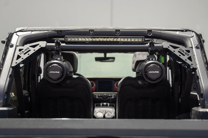 DV8 Offroad SBJL-01 18-23 Jeep Wrangler JL 4-Door Speaker/Light Bar Mount