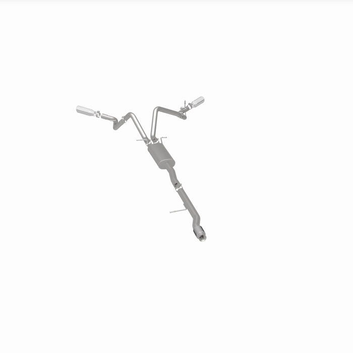 Magnaflow 15269 14 Chev Silverado V8 5.3L CC/EC Cab Dual Split Behind Rear Tires Exit SS Cat Back Perf Exh