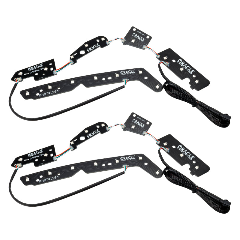 ORACLE Lighting 1284-332 Oracle 1421 Jeep Grand Cherokee Dynamic Headlight DRL Upgrade Kit ColorSHIFT Dynamic