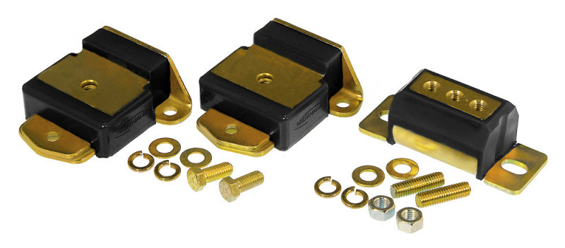 Prothane 7-1907-BL GM Motor & Trans Mount Kit - Black