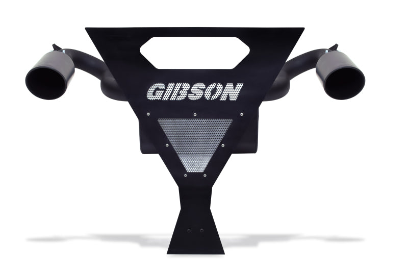 Gibson 98030 16-17 Yamaha YXZ1000R Base 2.25in Dual Exhaust - Black Ceramic