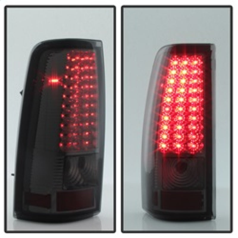 SPYDER 5011770 xTune Chevy Silverado 1500/2500/3500 99-02 99-03 LED Tail Lights Smoke ALT-ON-CS99-LED-SM