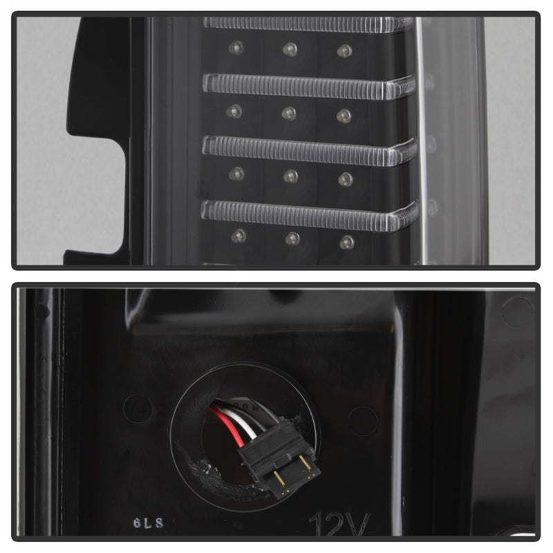 SPYDER 5017697 xTune Hummer H3 06-09 ( Non H3T ) LED Tail Lights Black ALT-ON-HH306-LED-BK