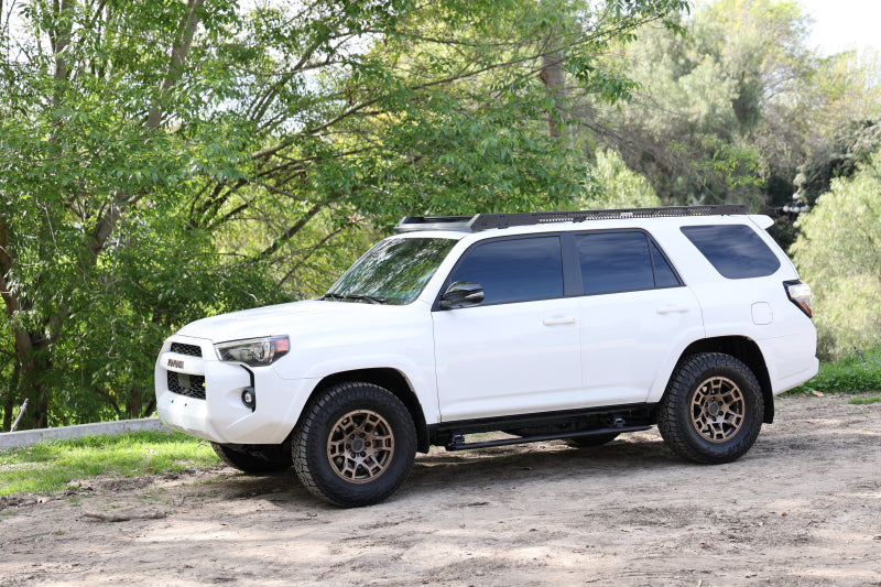 Go Rhino 20442568PC 14-23 Toyota 4Runner 4dr E-BOARD E1 Electric Running Board Kit (No Drill) - Tex. Blk