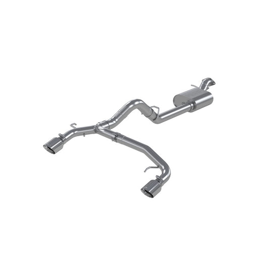 MBRP S5241AL 21-22 Ford Bronco 2.3/2.7L EcoBoost 2/4-Dr 3in Catback Dual Split Rear Exit Aluminized Steel