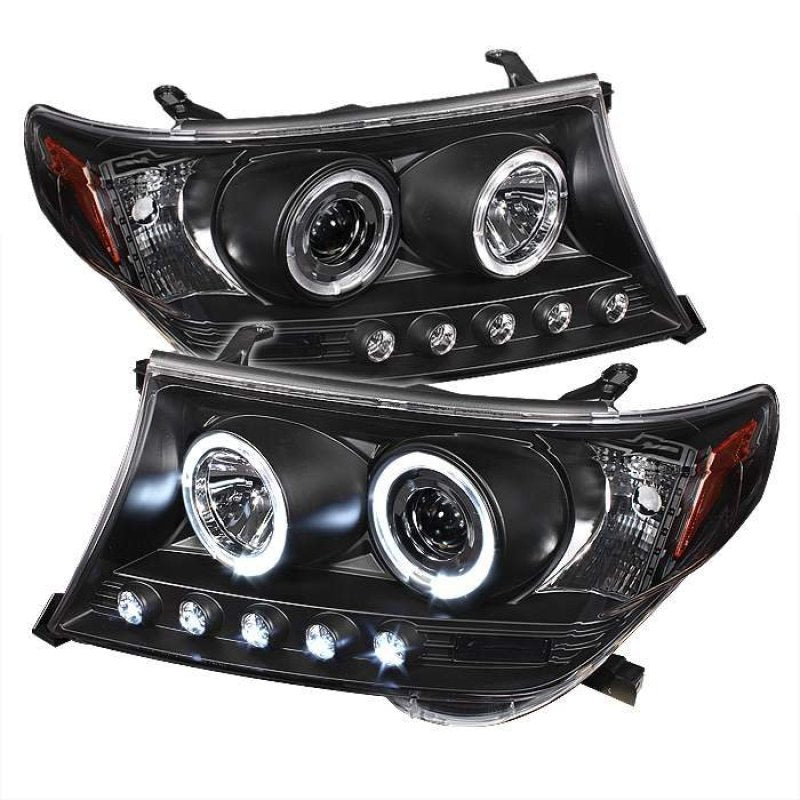 SPYDER 5008275 Spyder Toyota Land Cruiser 08-11 Projector Headlights LED Halo LED Blk PRO-YD-TLAND08-HL-BK