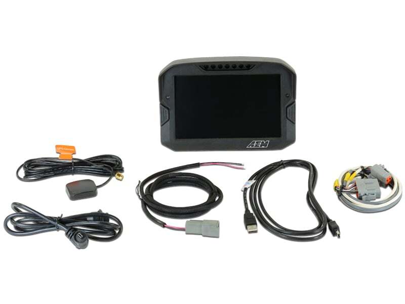AEM 30-5703 CD-7 Logging GPS Enabled Race Dash Carbon Fiber Digital Display w/o VDM (CAN Input Only)