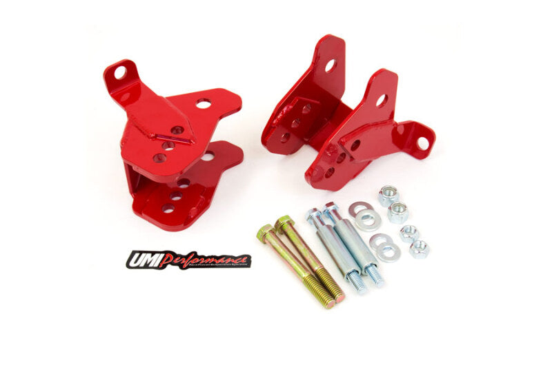 UMI Performance 4012-B 64-72 GM A-Body Rear Control Arm Relocation Brackets - Bolt-In