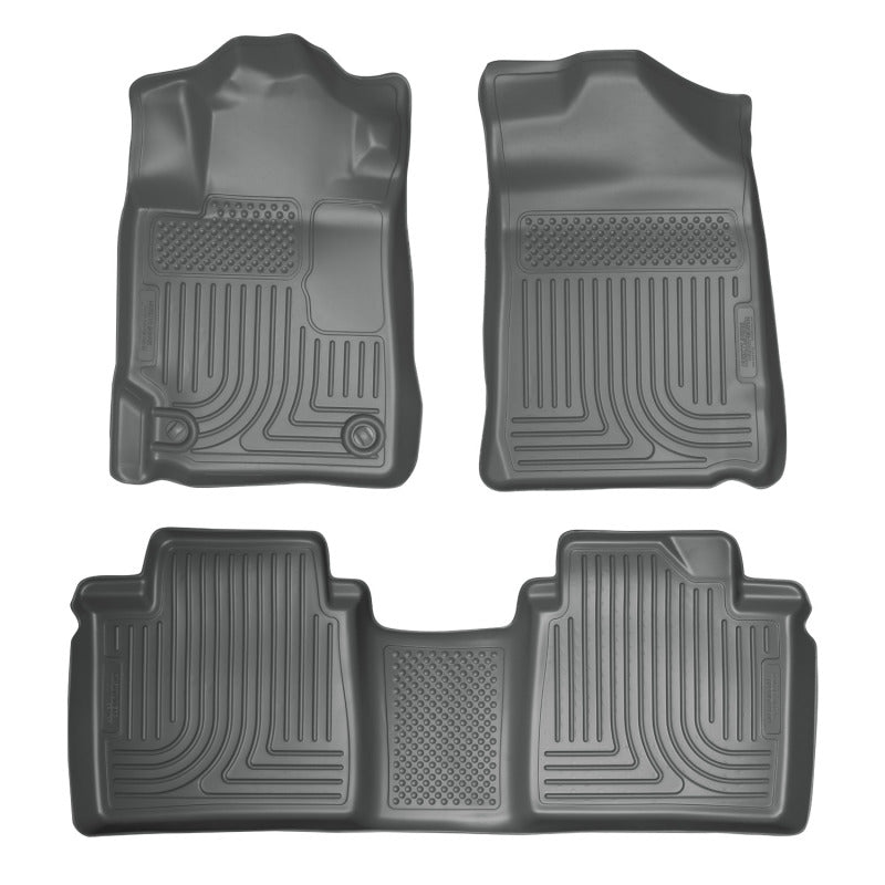 Husky Liners 98512 07-11 Toyota Camry (All) WeatherBeater Combo Gray Floor Liners (One Piece for 2nd Row)