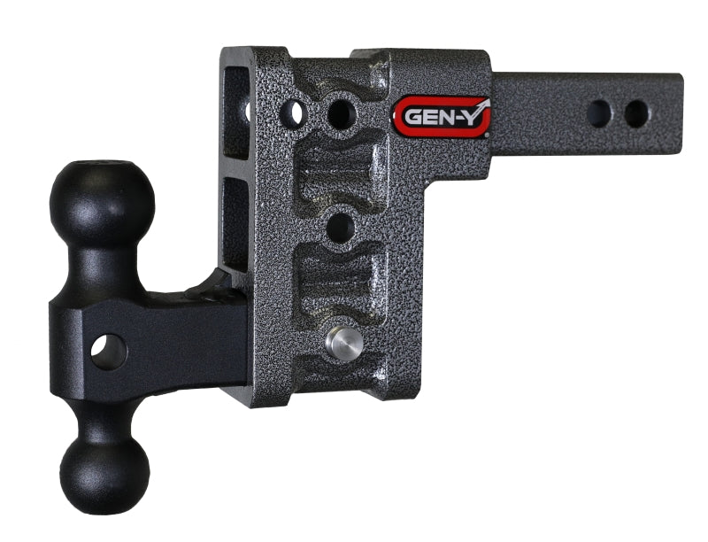 GEN-Y Hitch GH-513 Gen-Y Mega Duty 2in Shank 5in Drop 2K TW 16K Hitch w/GH-051 Dual-Ball