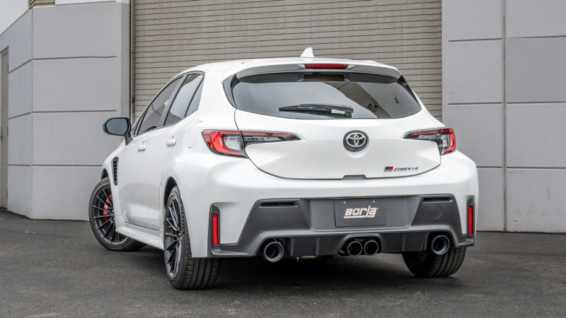 Borla 140942CB 23-24 Toyota GR Corolla ATAK Cat Back System w/ Black Tips