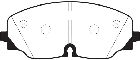 EBC DP43087R 2017+ Volkswagen Atlas 2.0L Turbo Yellowstuff Front Brake Pads